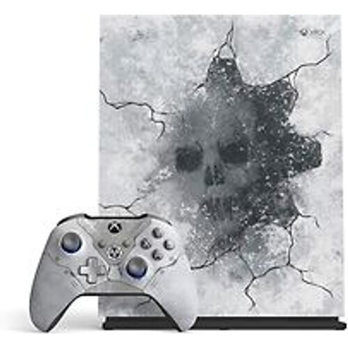 Microsoft Xbox One X 1 TB [Gears 5 Limeted Edition incl. Kait Diaz Wireless Controller, zonder spel] grijs Tweedehands