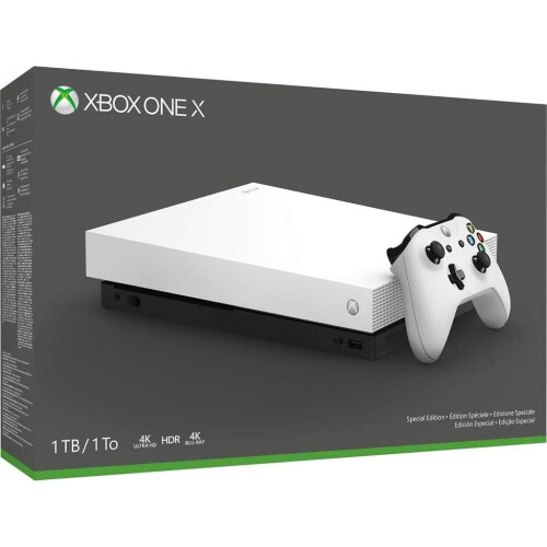 Microsoft Xbox One X 1000GB - Wit - Limited edition Special Edition Tweedehands