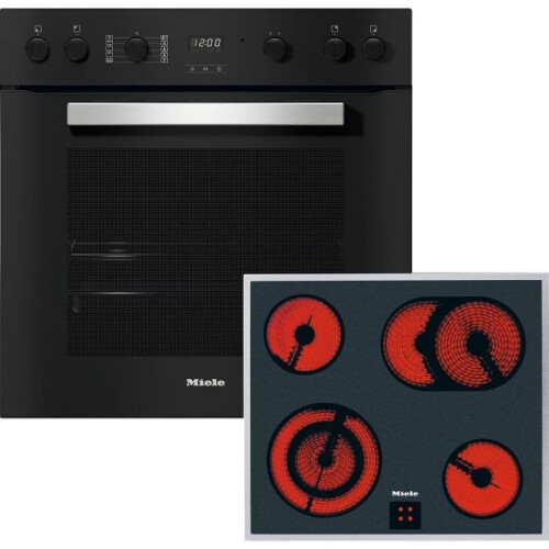 Miele H2459E - Inbouw Oven set KM6003LPT - 76L - Zwart