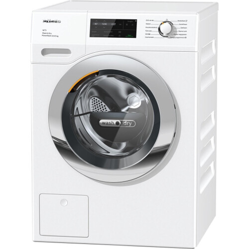 Miele Wti 360 Wpm D Lw Wasdroogcombinatie 8-5kg - Koolborstelloos - Powerwash 2.0 - Wifi - 1600t - Wit | Nieuw (outlet)