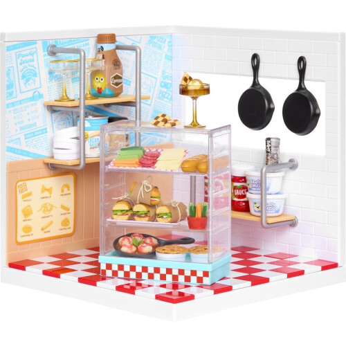 Miniverse™ Make It Mini Spaces™ Pizzawinkel - Knutselset - Bouwpakket - Maak Je Eigen Mini Pizzeria