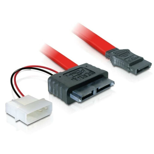 Molex Y kabel Male ->2x Female