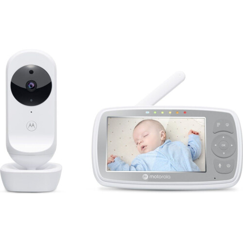 Motorola Baby Monitor VM44 CONNECT - Babyfoon met Camera - HD Videostreaming - Wit