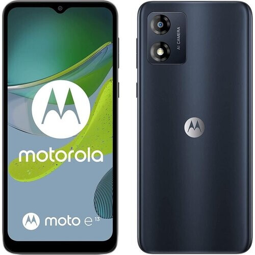 Motorola Moto E13 64GB - Zwart - Simlockvrij - Dubbele simkaart Tweedehands