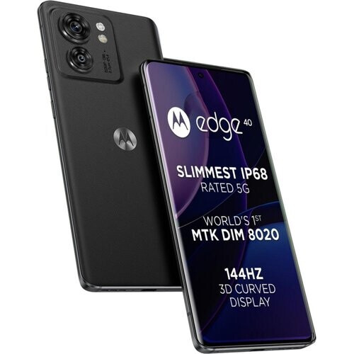 Motorola Moto Edge 40 256GB - Zwart - Simlockvrij - Dubbele simkaart Tweedehands