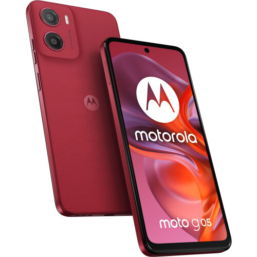 Motorola Moto G05 - Smartphone - 50 MP camera - Rood