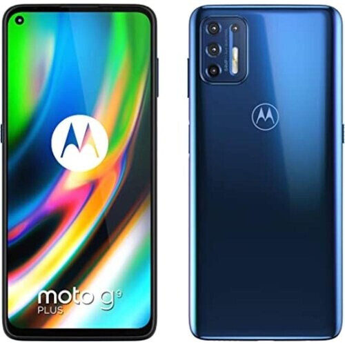 Motorola Moto G9 plus 128GB - Blauw - Simlockvrij - Dubbele simkaart Tweedehands