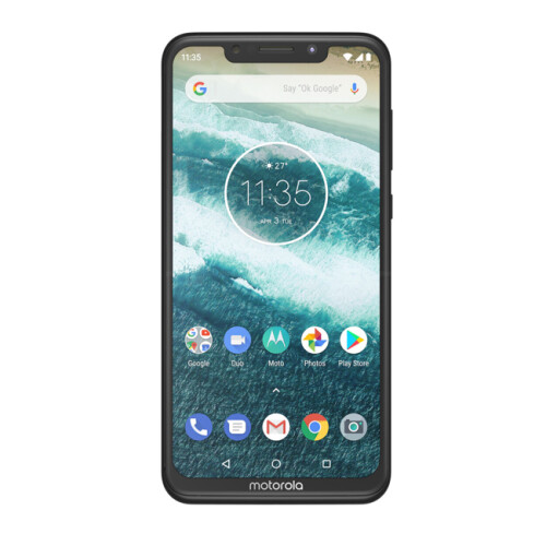 Motorola One Power - Smartphone - 64GB - 4GB RAM - 5000 mAh - Zwart Tweedehands