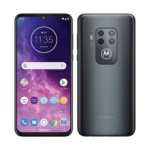Motorola One Zoom - Smartphone - 128GB Dual SIM - Grijs Tweedehands