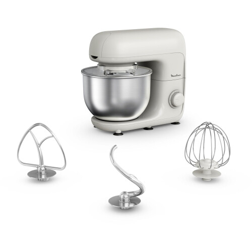 Moulinex QA1601 - Keukenmachine - 800W 4.8L RVS - Bake Essential Rise