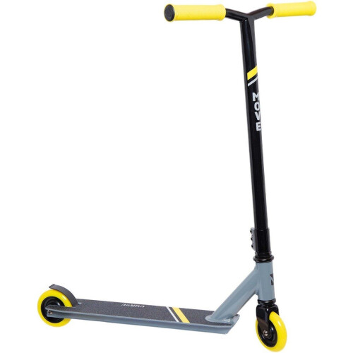 Move Curve - Stuntstep - 100MM wielen - Grijs Geel - vanaf 4 jaar