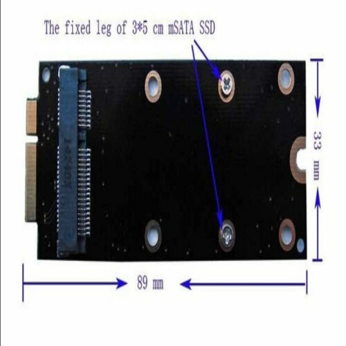 mSATA SSD naar 2012 Apple MacBook Pro A1425 ME662 SSD