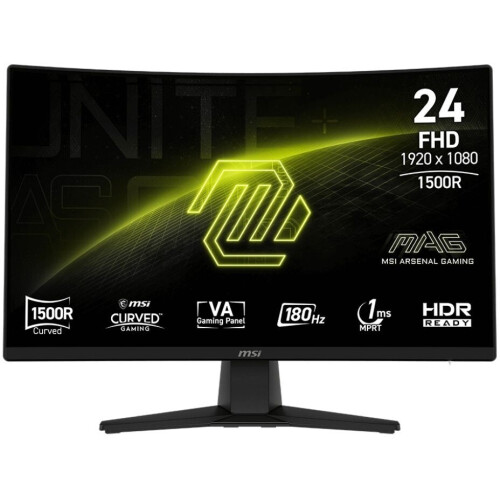 MSI MAG 242C - Curved Gaming Monitor - 180Hz - 24 Inch Tweedehands