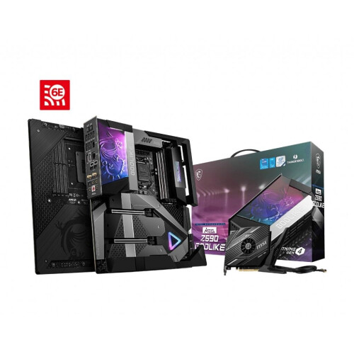 MSI MEG Z590 Godlike - Moederbord - EATX - 4x M.2 - 6x SATA III - 7.1 audio - LGA 1200 Tweedehands