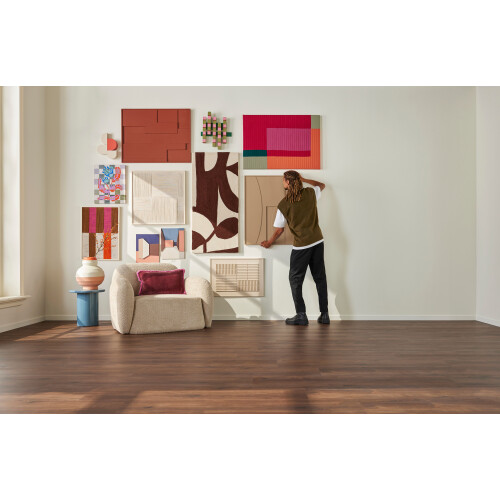 Muurdecoratie - FSC 100% - l70xb90xh2,5cm - Rood