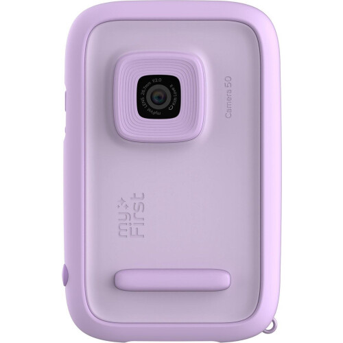 myFirst Camera 50 Paars - kindercamera - compact camera - digitale kindercamera - fototoestel voor kinderen - AI video en muziek - AR Filters - selfie light - Voice over Tweedehands