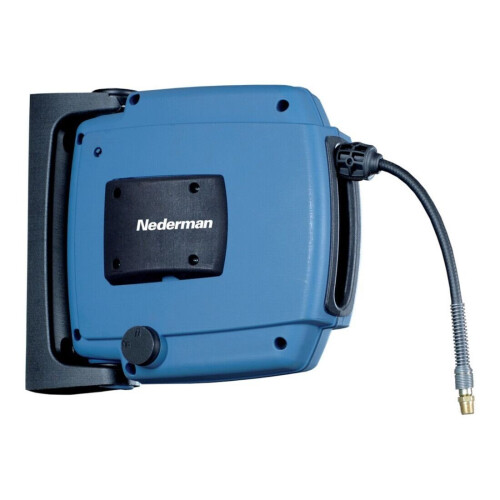NEDERMAN H20 - veerbediende slanghaspel - lucht-/waterslang 8 m