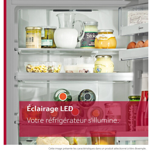 Neff Ki2821se0 - Inbouw Koel-vriescombinatie - 177.2 Cm - 280l - Sleepdeur | Nieuw (outlet)