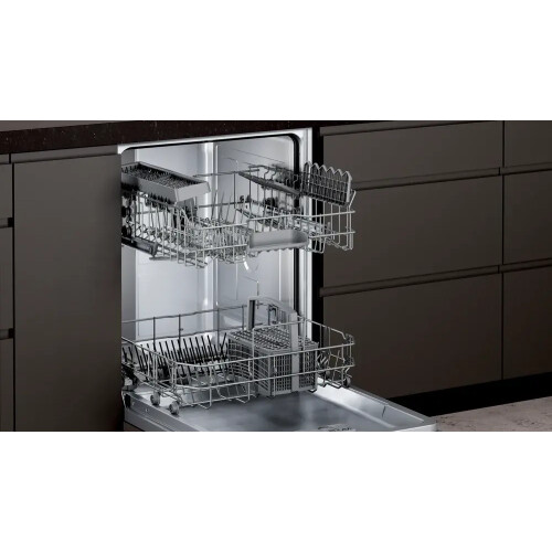 Neff S523c60x8e - Volledig Geïntegreerde Vaatwasser - 86.5 Cm Hoog - 13 Couverts - Timelight & Aquastop - 46 Db - Energieklasse D | Tweedehands (Refurbished)