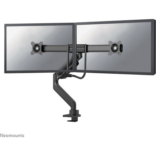 Neomounts DS75-450BL2 - Bureausteun - Full motion voor 2 schermen tot 32"- Zwart
