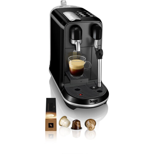 Nespresso Creatista Uno - Koffiecupmachine - Melkopschuimer - Black Sesame