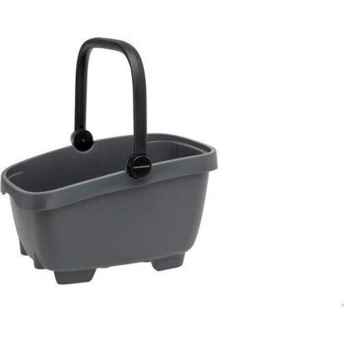 New Looxs Clipper Racktime - Fietsmand achterop - Hondenfietsmand en boodschappenmand - Antraciet
