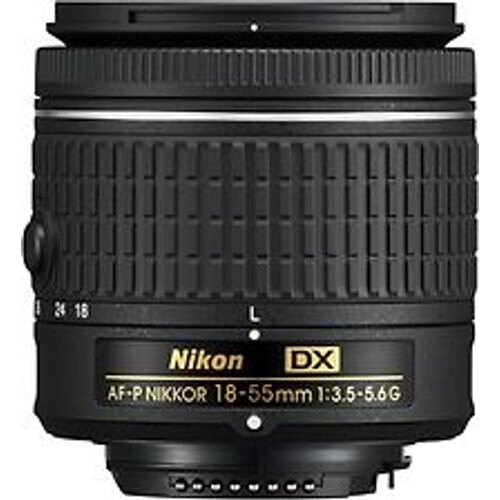 Nikon AF-P DX NIKKOR 18-55 mm F3.5-5.6 G 55 mm filter (geschikt voor Nikon F) zwart Tweedehands
