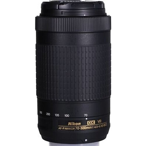 Nikon AF-P DX NIKKOR 70-300 mm F4.5-6.3 ED G VR 58 mm filter (geschikt voor Nikon F) zwart Tweedehands