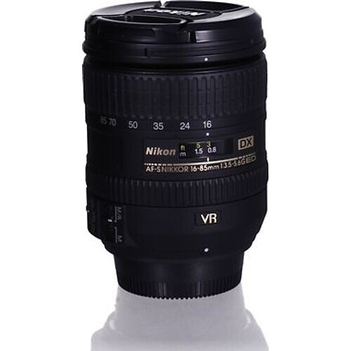 Nikon AF-S DX NIKKOR 16-85 mm F3.5-5.6 ED G VR 67 mm filter (geschikt voor Nikon F) zwart Tweedehands