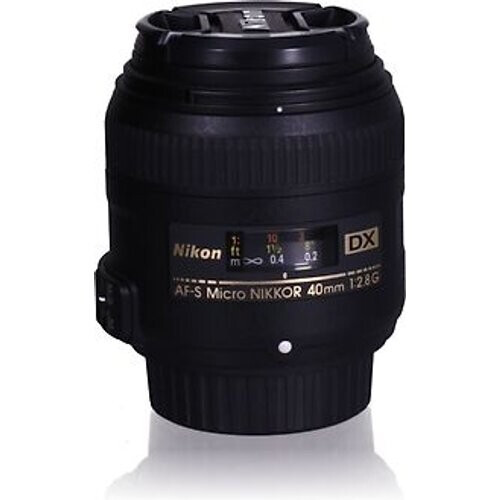 Nikon AF-S DX NIKKOR 40 mm F2.8 G 52 mm filter (geschikt voor Nikon F) zwart Tweedehands