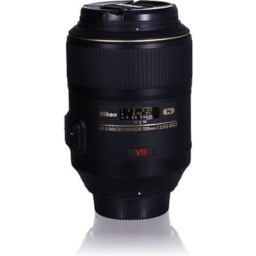 Nikon AF-S Micro NIKKOR 105 mm F2.8 ED IF VR 62 mm filter (geschikt voor Nikon F) zwart Tweedehands