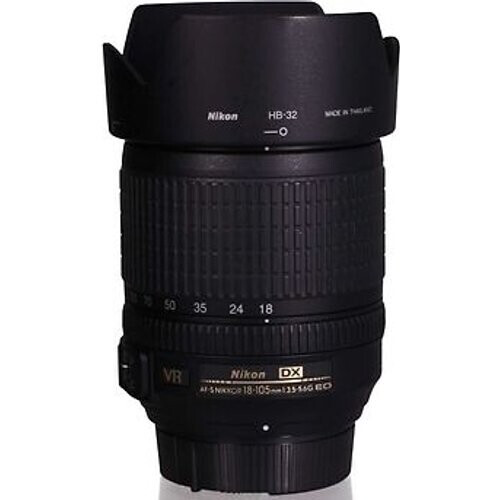 Nikon AF-S NIKKOR 18-105 mm F3.5-5.6 DX ED G VR 67 mm filter (geschikt voor Nikon F) zwart Tweedehands