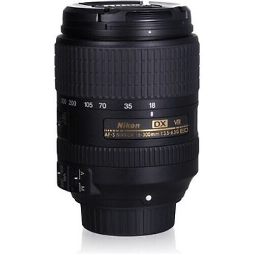 Nikon AF-S NIKKOR 18-300 mm F3.5-6.3 ED G VR DX 67 mm filter (geschikt voor Nikon F) zwart Tweedehands