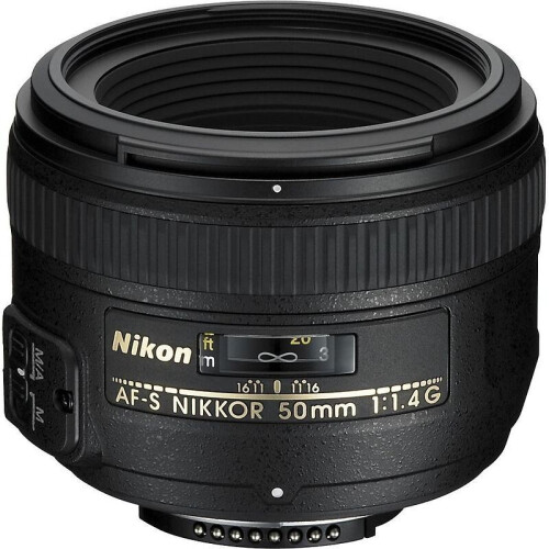 Nikon AF-S NIKKOR 50 mm F1.4 G 58 mm filter (geschikt voor Nikon F) zwart