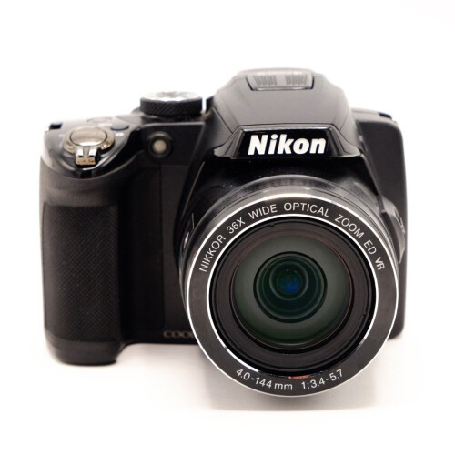 Nikon Coolpix P500 - Camera - 12,1Mpx 36x zoom - Zwart Tweedehands