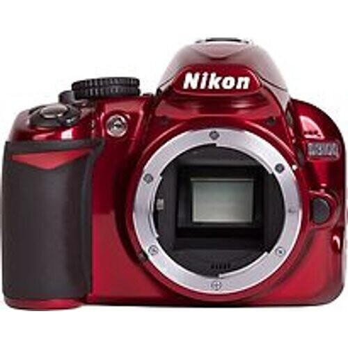 Nikon D3100 body rood Tweedehands