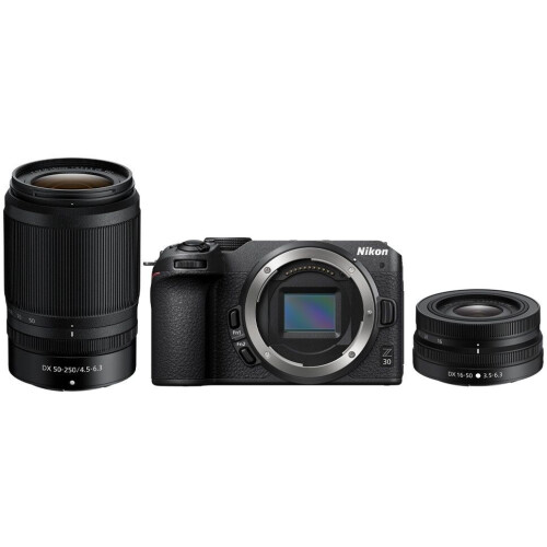 Nikon Z 30 - Systeemcamera - 21Mpx APS-C - 16-50mm + 50-250mm VR - Zwart