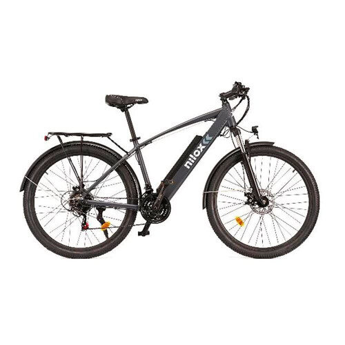 NILOX eBike X7 Plus - Elektrische fiets - 80 km bereik 25 km/u 36 V 250 W lithium-accu 36 V - 13 Ah halfwielen 27,5 x 2,10