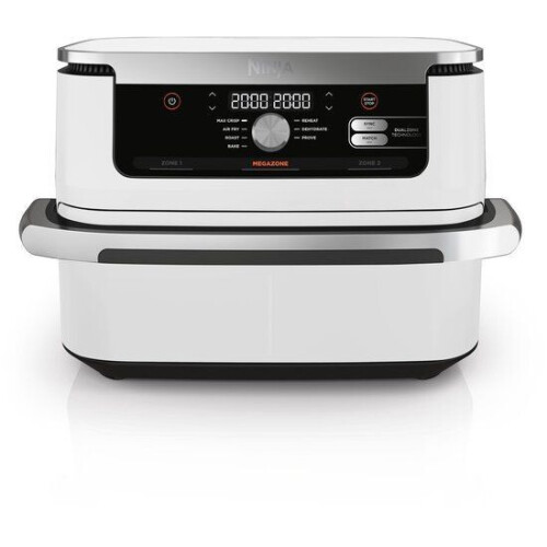 Ninja AF500EUWH - Mega Dubbele Airfryer XXL - 10.4 Liter - Dual Zone Technologie - wit Tweedehands