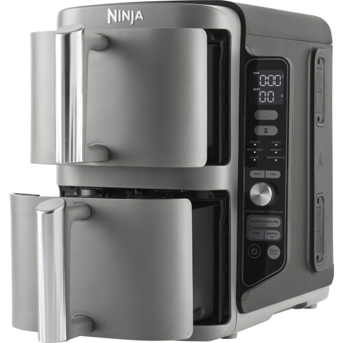 Ninja Double Stack Airfryer XXL - 9.5 Liter - 2 Gestapelde Lades - 6 Programma's - SL400EU