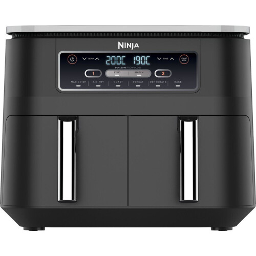 Ninja Foodi AF300EU - Dubbele Airfryer XXL - 7.6 Liter - Dual Zone Technologie Tweedehands