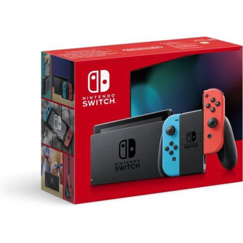 Nintendo Switch - Console - Verbeterde accuduur - Blauw/Rood Tweedehands