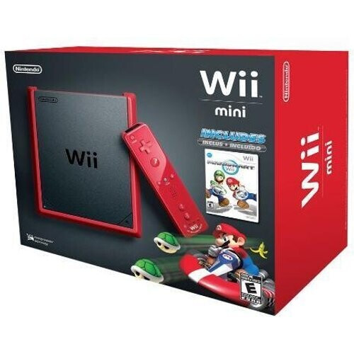 Nintendo Wii Mini RVL-201 - Rood/Zwart Tweedehands