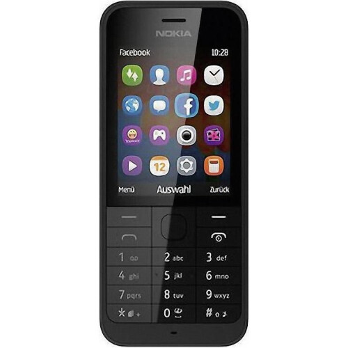 Nokia 220 - GSM - 2-megapixelcamera - Zwart Tweedehands