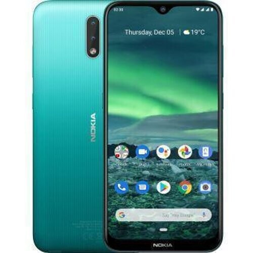 Nokia 2.3 32GB - Turquoise - Simlockvrij - Dubbele simkaart Tweedehands