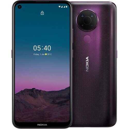 Nokia 5.4 128GB - Paars - Simlockvrij - Dubbele simkaart Tweedehands