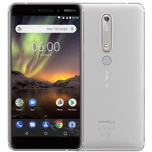 Nokia 6.1 32GB - Wit - Simlockvrij - Dubbele simkaart Tweedehands