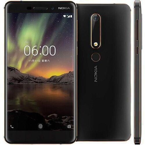 Nokia 6.1 32GB - Zwart - Simlockvrij Tweedehands