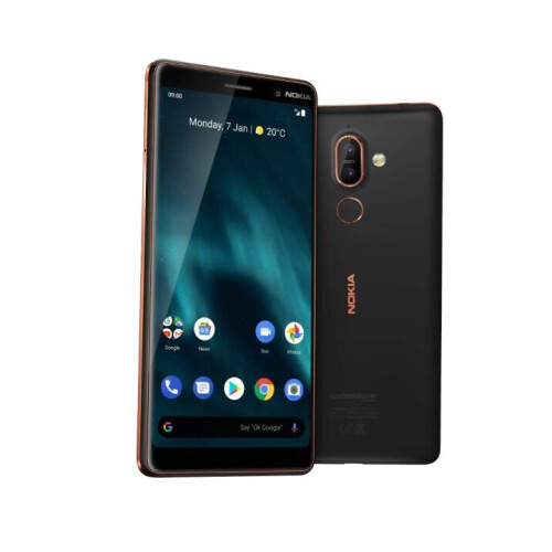 NOKIA 7 PLUS - 64GB - Black/Copper Tweedehands