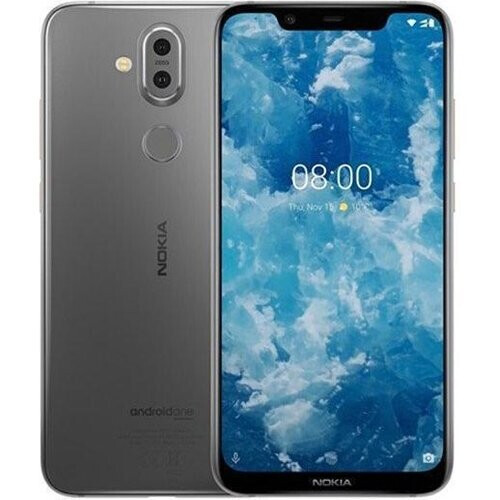 Nokia 8.1 64GB - Grijs - Simlockvrij Tweedehands